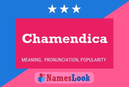 ملصق اسم Chamendica