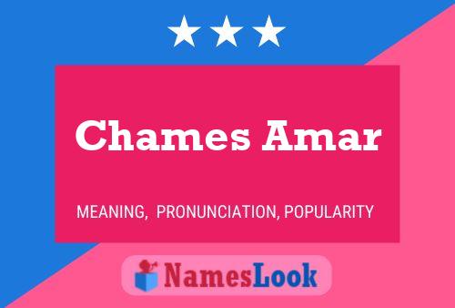 ملصق اسم Chames Amar