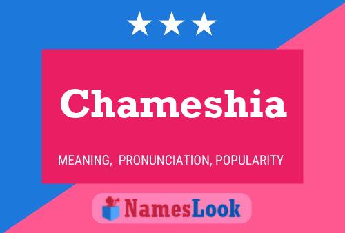 ملصق اسم Chameshia