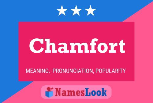 ملصق اسم Chamfort