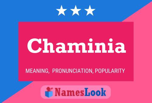 ملصق اسم Chaminia