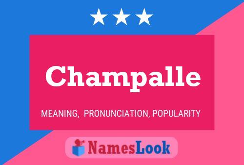 ملصق اسم Champalle