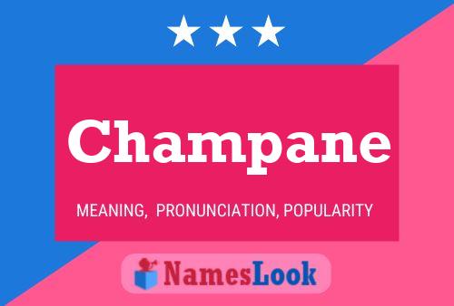 ملصق اسم Champane