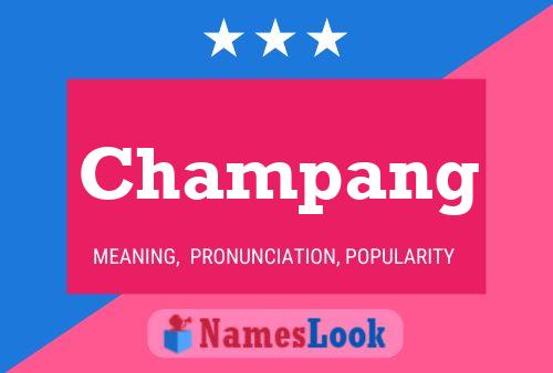 ملصق اسم Champang