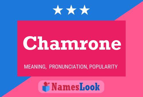 ملصق اسم Chamrone