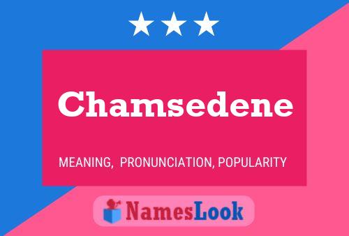 ملصق اسم Chamsedene