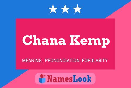 ملصق اسم Chana Kemp