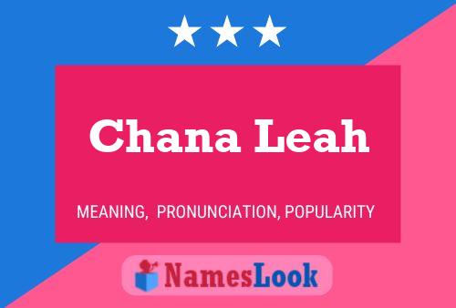 ملصق اسم Chana Leah