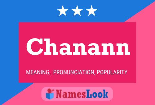 ملصق اسم Chanann