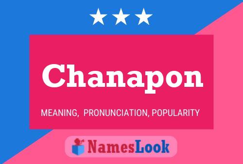 ملصق اسم Chanapon