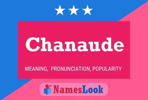 ملصق اسم Chanaude