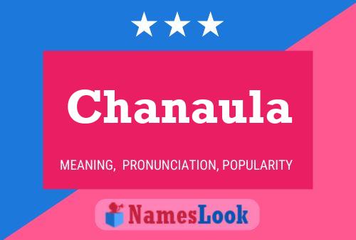 ملصق اسم Chanaula