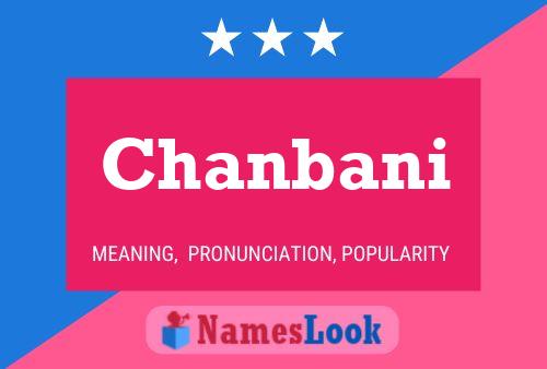 ملصق اسم Chanbani