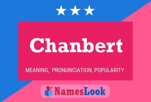 ملصق اسم Chanbert