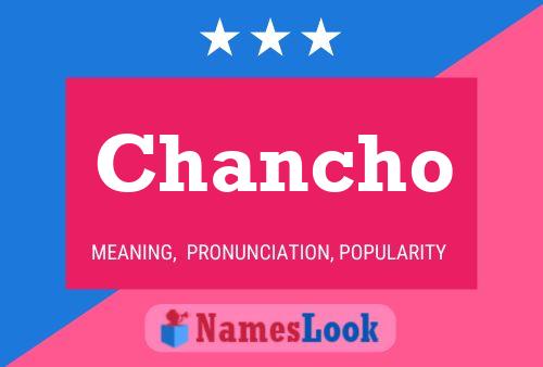 ملصق اسم Chancho