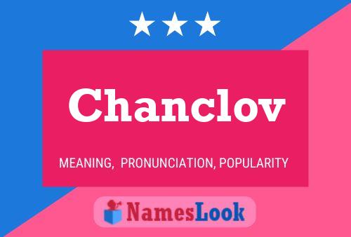 ملصق اسم Chanclov