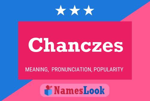 ملصق اسم Chanczes