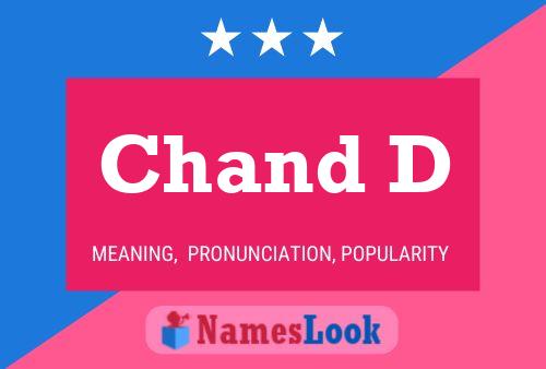 ملصق اسم Chand D