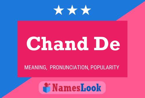 ملصق اسم Chand De