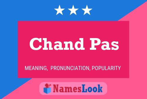 ملصق اسم Chand Pas