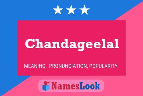 ملصق اسم Chandageelal