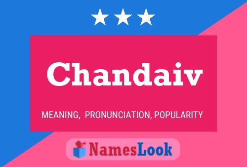 ملصق اسم Chandaiv