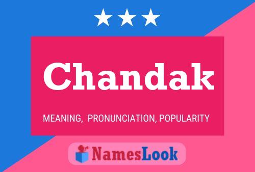 ملصق اسم Chandak