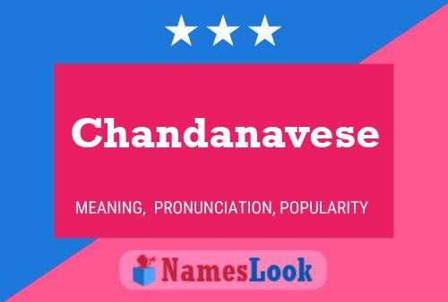 ملصق اسم Chandanavese