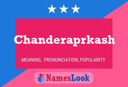 ملصق اسم Chanderaprkash