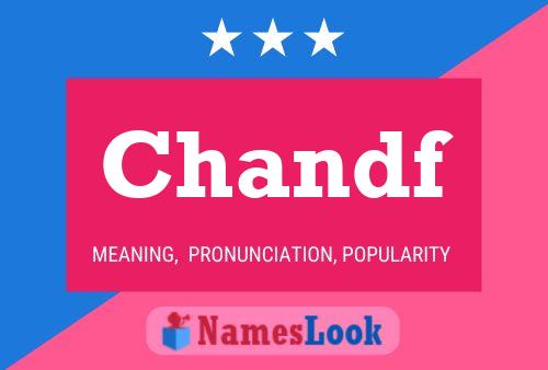 ملصق اسم Chandf