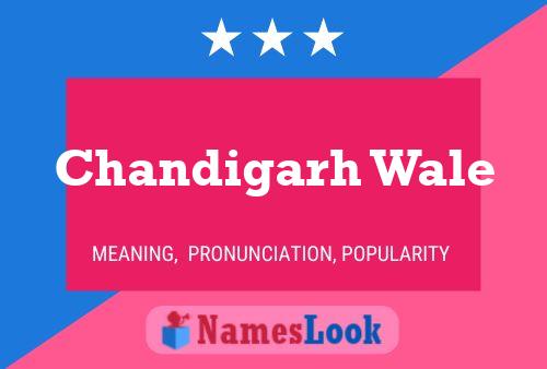 ملصق اسم Chandigarh Wale