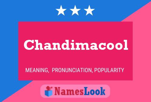 ملصق اسم Chandimacool