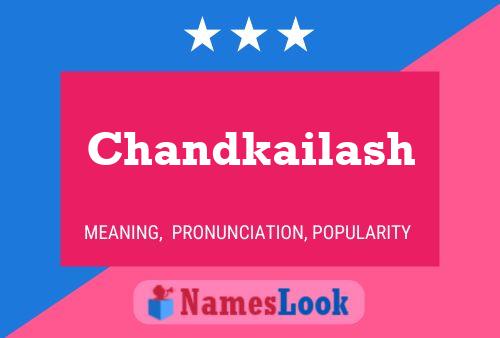 ملصق اسم Chandkailash