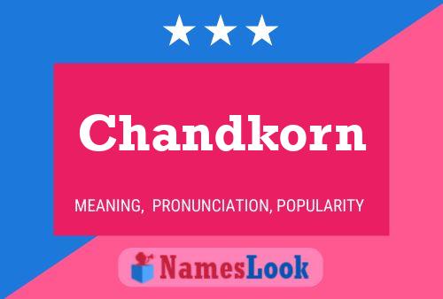 ملصق اسم Chandkorn