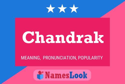 ملصق اسم Chandrak