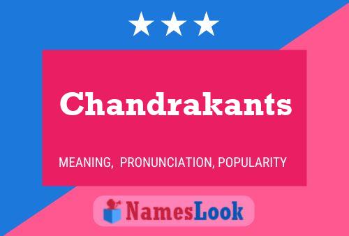 ملصق اسم Chandrakants