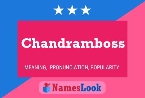 ملصق اسم Chandramboss