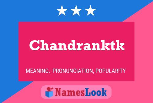 ملصق اسم Chandranktk