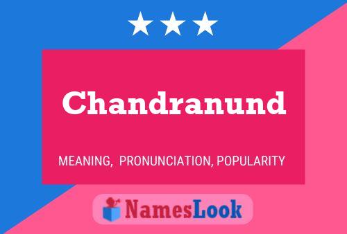 ملصق اسم Chandranund