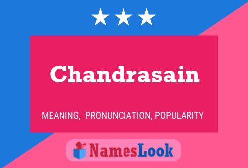 ملصق اسم Chandrasain