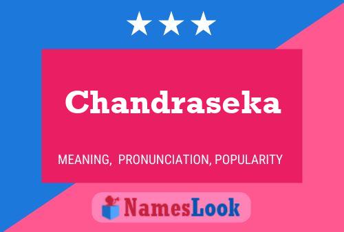 ملصق اسم Chandraseka