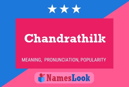 ملصق اسم Chandrathilk