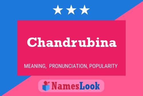 ملصق اسم Chandrubina