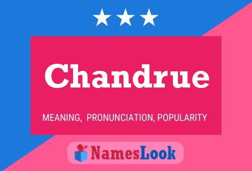 ملصق اسم Chandrue