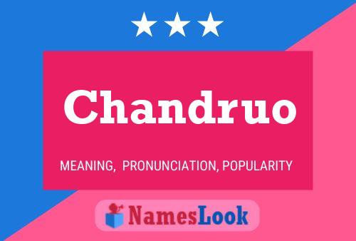 ملصق اسم Chandruo