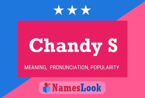 ملصق اسم Chandy S