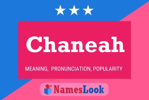 ملصق اسم Chaneah