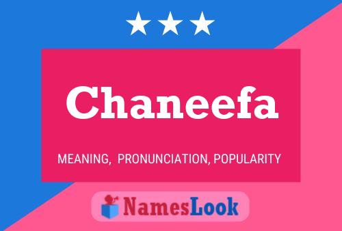 ملصق اسم Chaneefa