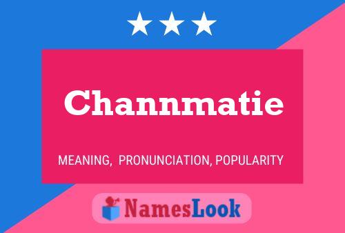 ملصق اسم Channmatie