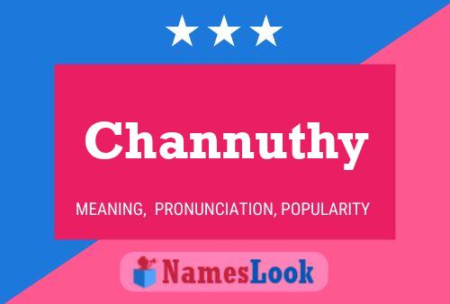 ملصق اسم Channuthy